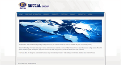 Desktop Screenshot of mittalgroup.org