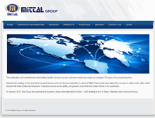 Tablet Screenshot of mittalgroup.org